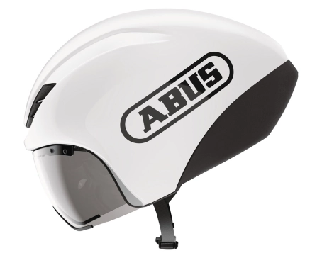Casque Contre-la-montre Unisexe GAMECHANGER TT 1.1 Blanc Brillant
