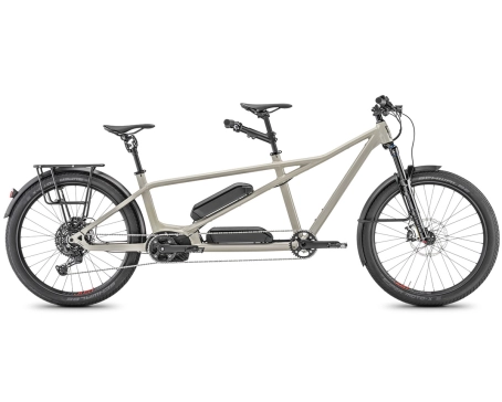 Tandem VTC électrique Unisexe SAMEDI 27 X2 TRK Gris Pierre