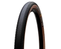 Pneu de gravel OVERIDE 700x45c TUBELESS READY HARDSKIN FOLDING Noir/Beige - Image 1/2