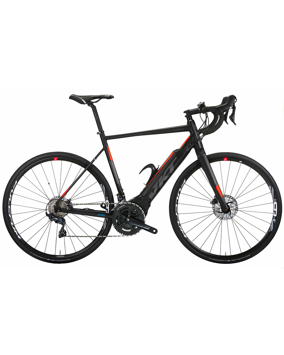 Vélo de route électrique Homme XONAR ULTEGRA 2X11V 500WH Noir/Orange
